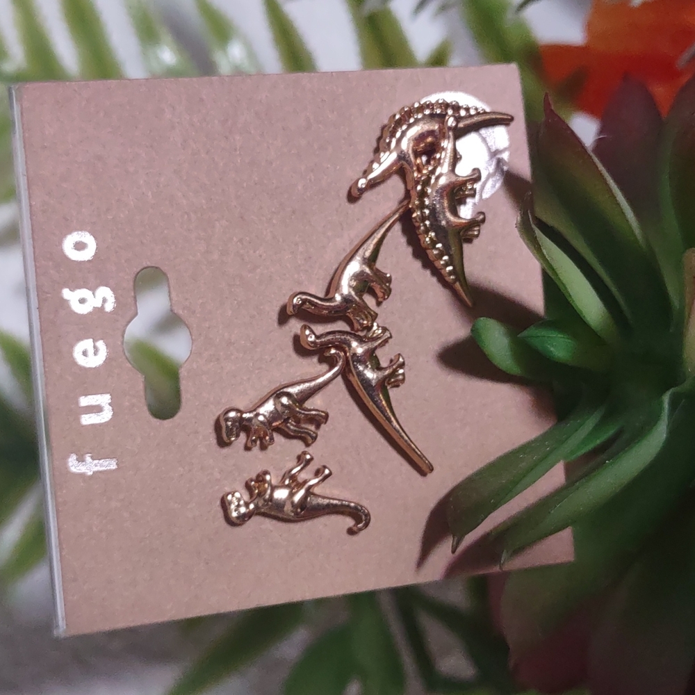 Dinosaur earrings set of 3 🦖  🦕